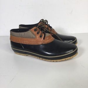 Vintage Bass Duck Boots Waterproof Low Top